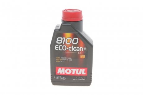 Масло моторное 8100 Eco-Clean+ 5W-30 (1 л) MOTUL 842511