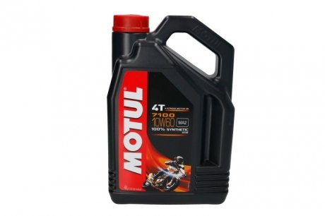 Олива 4T 7100 10W60 4L MOTUL 845541 (фото 1)