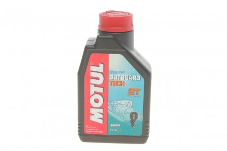 Олива 2T Outboard Tech 1 L MOTUL 851711 (фото 1)