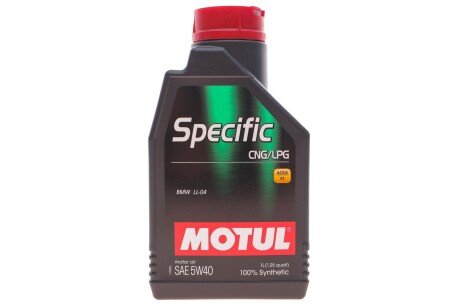 Масло моторное Specific CNG/LPG 5W-40 (1 л) MOTUL 854011 (фото 1)