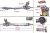 Рулевая рейка с ГУР восстановленная AUDI A6 01.97-01.05;AUDI A6 Avant 11.97-01.05 MSG AU215R (фото 1)