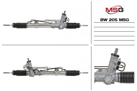 Кермова рейка з г/п BMW 3 (E46) 1.6-3.0D 02.98-12.07 MSG BW 205 (фото 1)