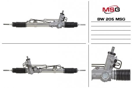 Кермова рейка з г/п BMW 3 (E46) 1.6-3.0D 02.98-12.07 MSG BW 205