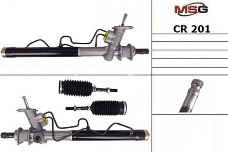 Рулевая рейка с ГУР новая CHEVROLET AVEO (T250, T255) 05-,KALOS 05- MSG CR201