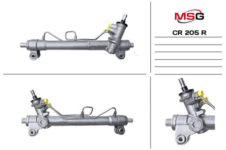 Рулевая рейка с ГУР восстановленная CHEVROLET CAPTIVA (C100, C140) 06-;OPEL ANTARA 06- MSG CR205R