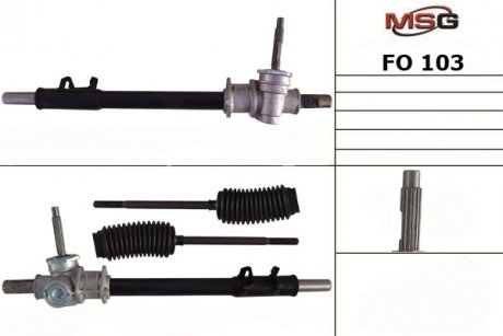 Кермова рейка без г/п Ford Escort III, 80-90, Orion 83-90 MSG FO 103