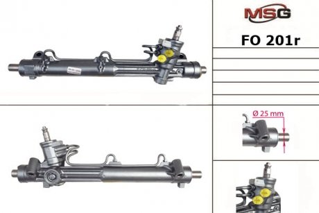 Рулевая рейка с ГУР восстановленная FORD COUGAR (EC_) 98-01,MONDEO I (GBP) 93-96,MONDEO I седан (GBP MSG FO201R