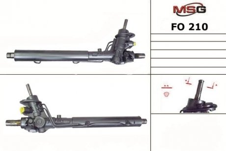 Рульова рейка з ГПК MSG FO210