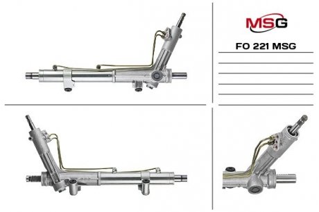 Рулевая рейка с ГУР новая FORD Transit 1985-1991,FORD Transit 1992-2000 MSG FO221