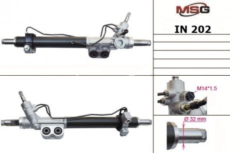 Рулевая рейка с ГУР новая INFINITY QX 56 04-,NISSAN ARMADA 03-,TITAN 03-, PATHFINDER 05- MSG IN202