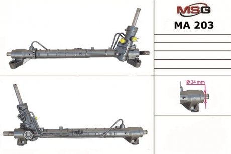 Рульова рейка з ГПК MSG MA203