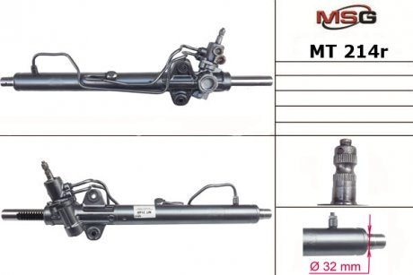 Рулевая рейка с ГУР восстановленная MITSUBISHI L 200 (KB_T, KA_T) 05-15 MSG MT214R (фото 1)