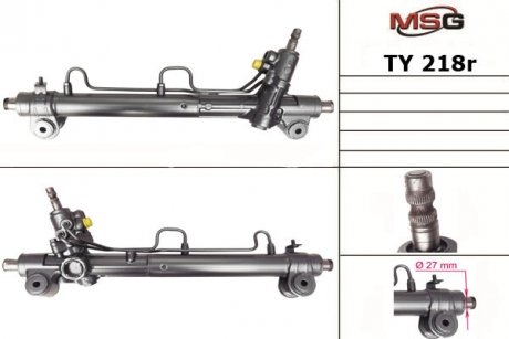 Рулевая рейка с ГУР восстановленная TOYOT CAMRY 01-06,TOYOTA AVALON 04-11, TOYOTA SOLARA 03-08 (USA MSG TY218R (фото 1)