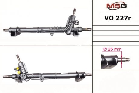 Рулевая рейка с ГУР восстановленная VOLVO V70 I (LV, P80_) 97-00,V70 II (SW, P80_) 05-07,XC70 CROSS MSG VO227R