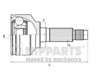 ШРУС NIPPARTS J2821008