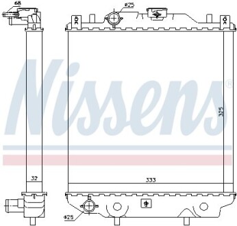 Радіатор NISSENS 64174A