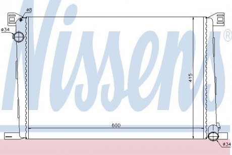 Радiатор NISSENS 69706