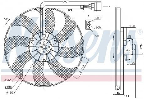 Вентилятор NISSENS 85796 (фото 1)