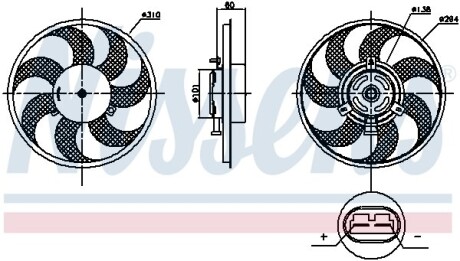 Вентилятор NISSENS 85879 (фото 1)