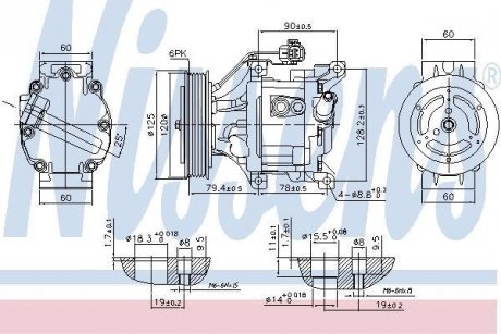 Компресор кондиціонера NISSENS 890323