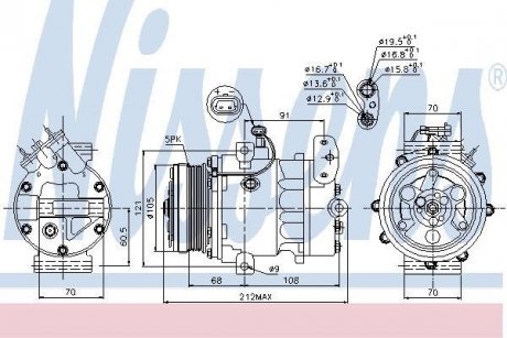 Компресор кондиціонера First Fit NISSENS 89037