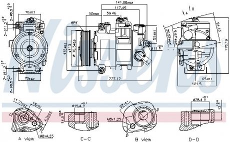 Компресор кондиціонера First Fit NISSENS 890757 (фото 1)