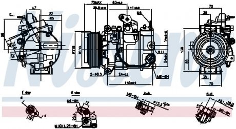 Компресор кондиціонера First Fit NISSENS 890816