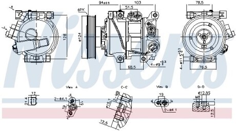 Компресор кондицiонера First Fit NISSENS 890896