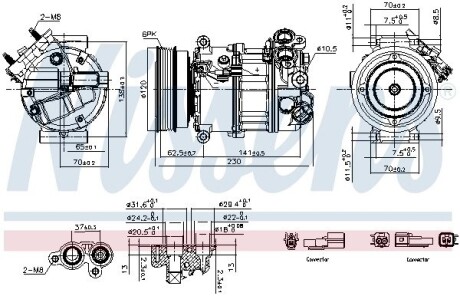 Компресор кондиціонера First Fit NISSENS 891004