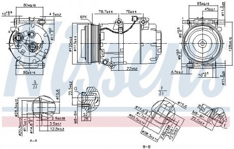 Компресор кондиціонера NISSENS 89388