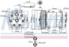 Компресор кондиціонера RENAULT NISSENS 89458 (фото 5)