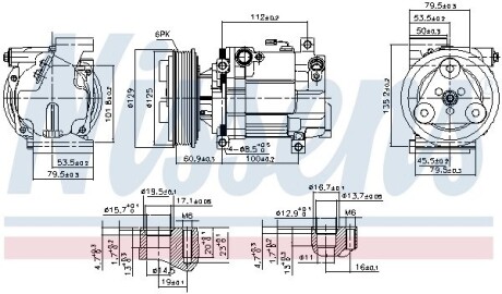 Компресор кондиціонера NISSENS 89549