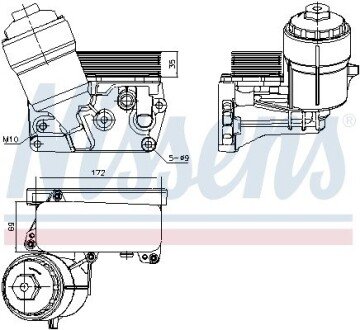 Радіатор оливний First Fit NISSENS 91310