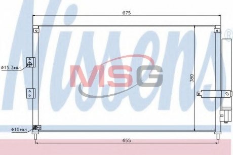 Конденсатор без хладогену NISSENS 940197