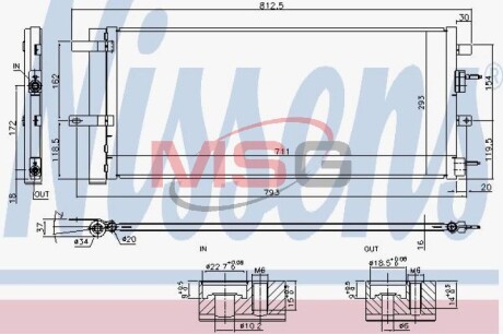 Радиатор кондиционера NISSENS 940626