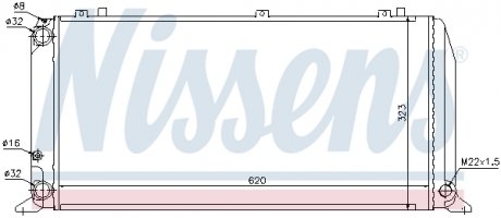 Радіатор наддуву NISSENS 96373