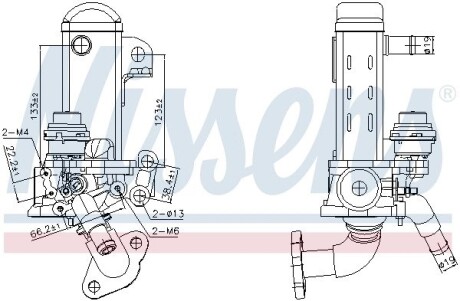 Радiатор рециркуляцiї ВГ First Fit NISSENS 989461