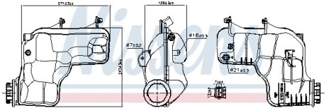 Бачок розширювальний NISSENS 996166