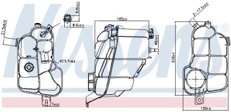 Бачок розширювальний NISSENS 996176