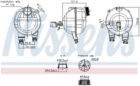 Бачок компенсаційний First Fit NISSENS 996306