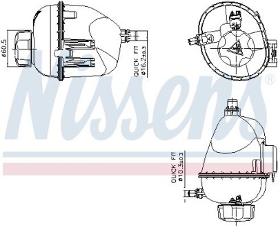 Бачок компенсаційний First Fit NISSENS 996317