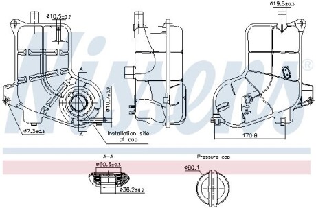 Розширювальний бачок NISSENS 996368