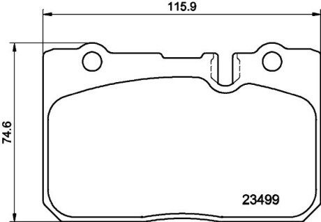 Колодки гальмівні дискові передні Lexus LS 400 (94-97) NISSHINBO NP1063