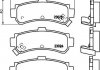 Колодки тормозные дисковые задние Nissan Almera 1.4, 1.6, 2.0 (95-00) NISSHINBO NP2064 (фото 1)