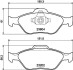 Колодки тормозные дисковые передние Mazda2 1.3, 1.4, 1.6 (03-)/Ford Fusion 1.4, 1.6 (04-12) NISSHINBO NP5008 (фото 1)