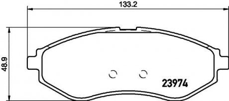 Гальмівні колодки CHEVROLET Kalos/Aveo \'\'F \'\'1.2-1.4i \'\'>>06 NISSHINBO NP6027