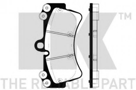 Гальмівні колодки дискові перед. Audi Q7 06-/Porsche Cayenne/VW Touareg 04- NK 224772 (фото 1)