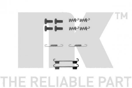 Комплект монтажний гальмівних колодок NK 7933622