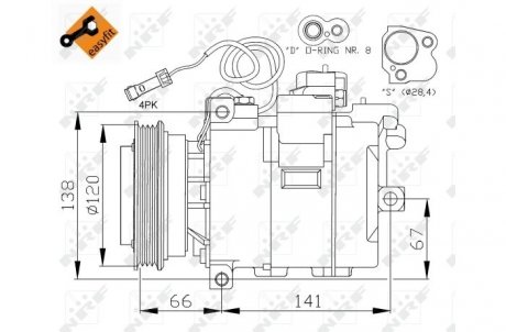 Компресор NRF 32104