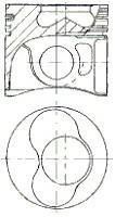 Поршень NURAL 8711490030